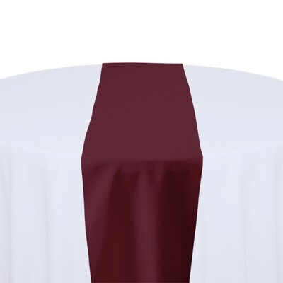 Burgundy Table Runner Rentals - Polyester