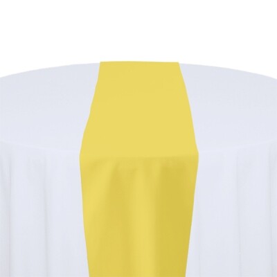 Lemon Table Runner Rentals - Polyester