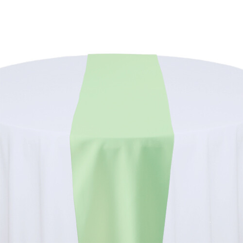 Mint Green Table Runner Rentals - Polyester