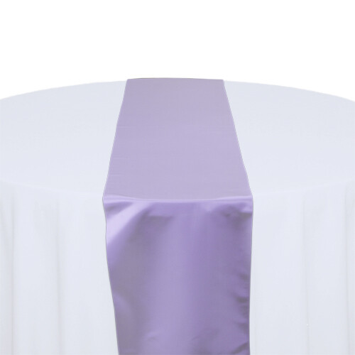 Lilac Satin Table Runners Rentals