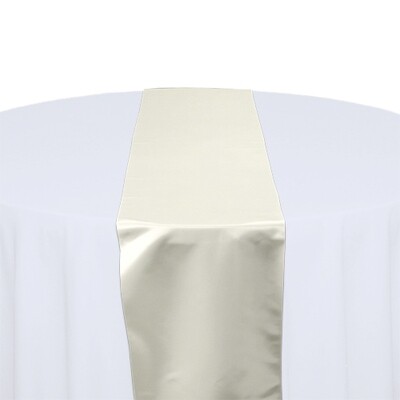 Ivory Table Runners Rentals