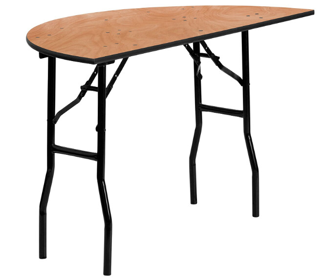 Sweet Heart Table Rental - Half-Round 48 Sweet Heart Table Rental - Half-Round 48" - Des Moines Rental