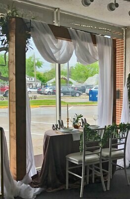 Wooden Wedding Arch Rental