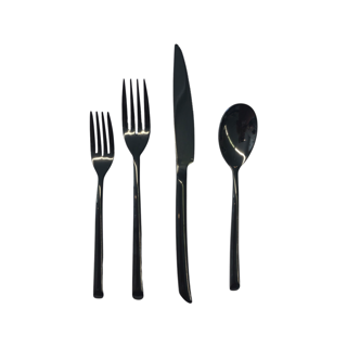 Black Flatware Dinner Knife Rental