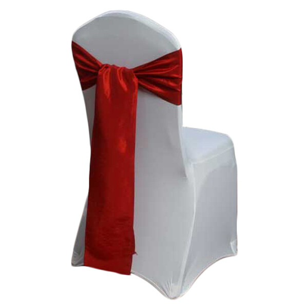 Apple Red Taffeta Chair Sash Rentals Apple Red Taffeta Chair Sash Rentals