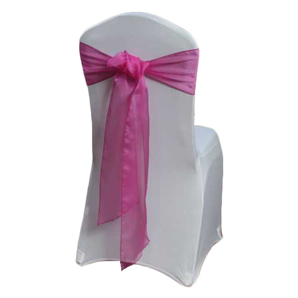 Azalea Organza Sheer Chair Sash Rentals Azalea Organza Sheer Chair Sash Rentals