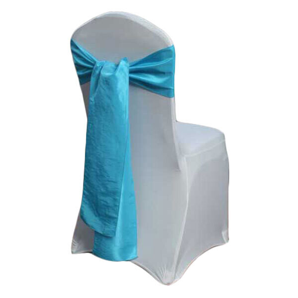 Sky Blue Taffeta Chair Sash Rentals Sky Blue Taffeta Chair Sash Rentals