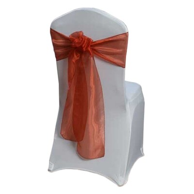 Rust Mirror Chair Sash Rentals Rust Mirror Chair Sash Rentals