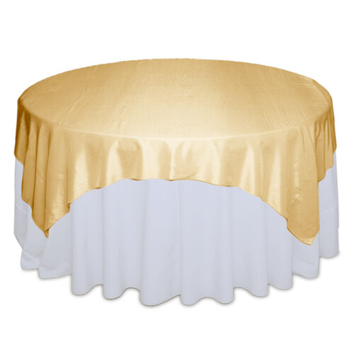 Canary Taffeta Table Overlay Rentals