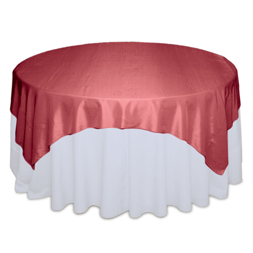 Dusty Rose Taffeta Table Overlay Rentals Dusty Rose Taffeta Table Overlay Rentals