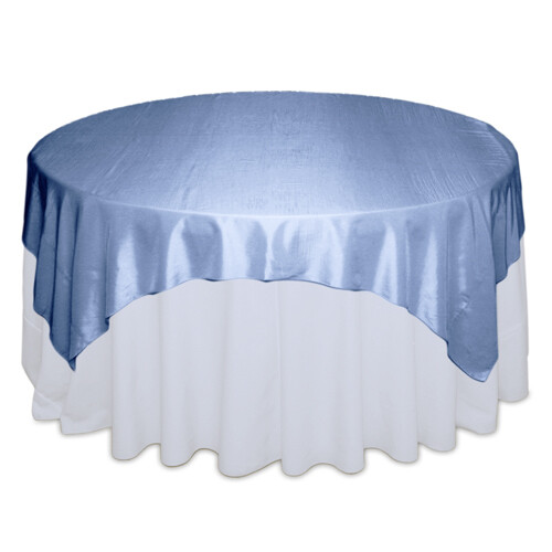Cornflower Blue Taffeta Table Overlay Rentals Cornflower Blue Taffeta Table Overlay Rentals