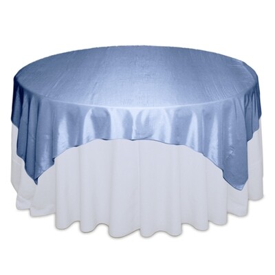 Cornflower Blue Taffeta Table Overlay Rentals Cornflower Blue Taffeta Table Overlay Rentals