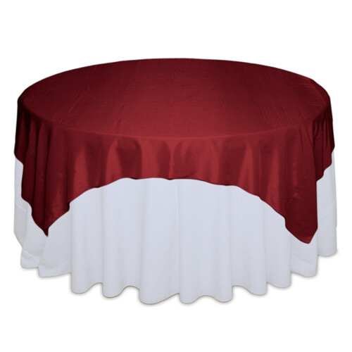 Claret Taffeta Table Overlay Rentals Claret Taffeta Table Overlay Rentals