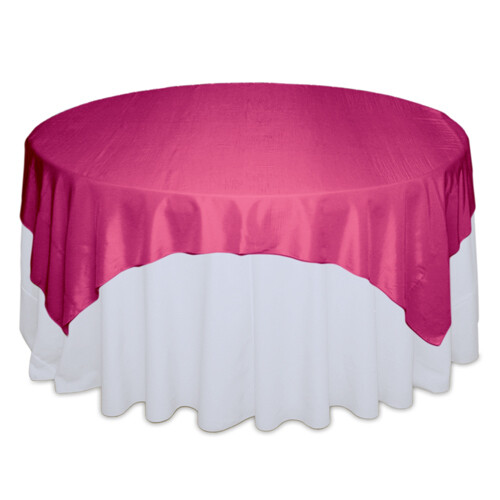Fuchsia Taffeta Table Overlay Rentals Fuchsia Taffeta Table Overlay Rentals