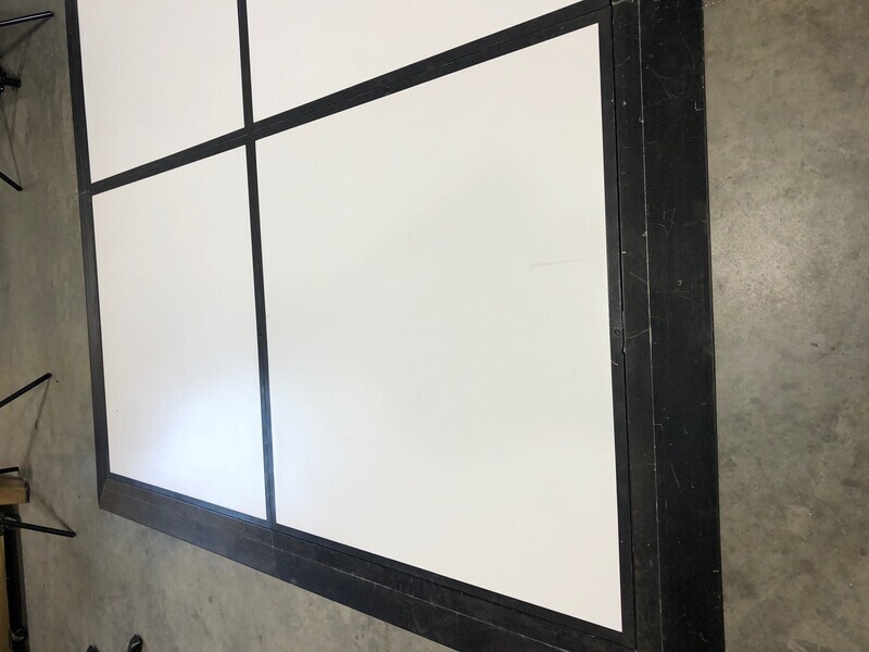 White w/Black Trim Dancefloor White w/Black Trim Dancefloor
