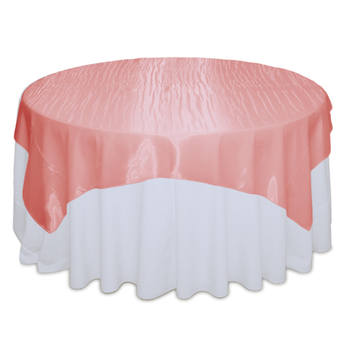 Coral Mirror Table Overlay Rental