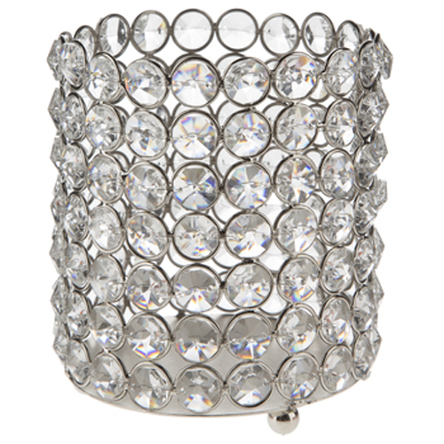 Medium Crystal Gem Pillar Candle Holder Rental Medium Crystal Gem Pillar Candle Holder Rental