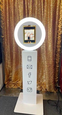 Gold Glitz Wall Draping - 12' Height