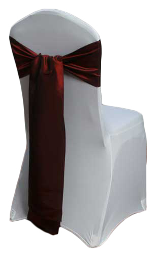 Cinnamon Taffeta Chair Sashes Cinnamon Taffeta Chair Sashes