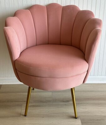 Mauve Wide Barrel Chair Rental