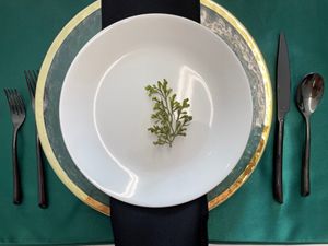 Black Flatware Rental