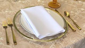 Gold Matte Flatware Rentals