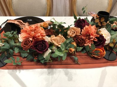 Sunset Terracotta Flower Arch Decor Sunset Terracotta Flower Arch Decor