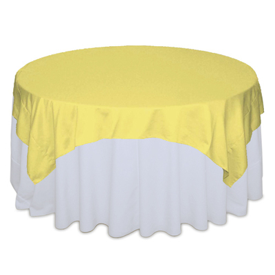 Sunbeam Matte Satin Table Overlay Rental