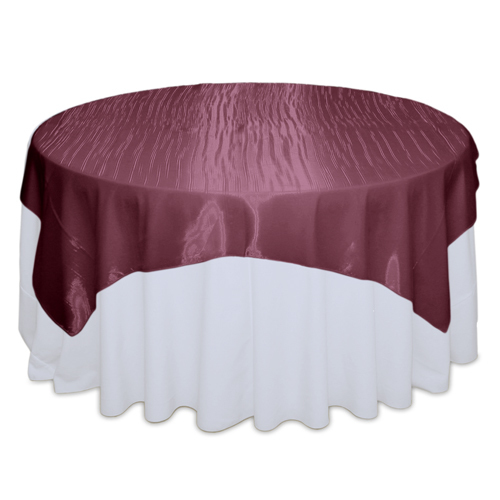 Burgundy Mirror Table Overlay Rental Burgundy Mirror Table Overlay Rental