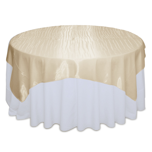 Champagne Mirror Table Overlay Rental Champagne Mirror Table Overlay Rental