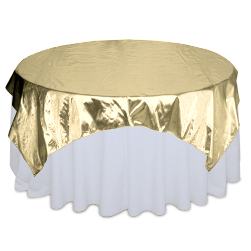 Gold Lamé Overlay Rental Gold Lamé Overlay Rental