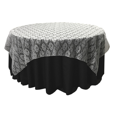 White Lace Table Overlay Rental