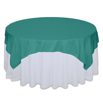 Jade Matte Satin Table Overlay Rental