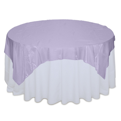Lilac Organza Satin Table Overlay Rental Lilac Organza Satin Table Overlay Rental