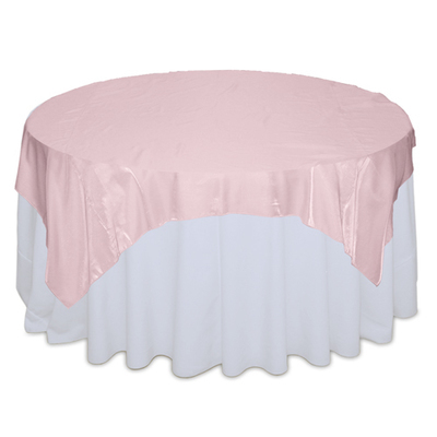 Pink Organza Satin Table Overlay Rental Pink Organza Satin Table Overlay Rental