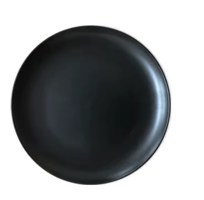 Black Stoneware Dinner Plate Rental Black Stoneware Dinner Plate Rental