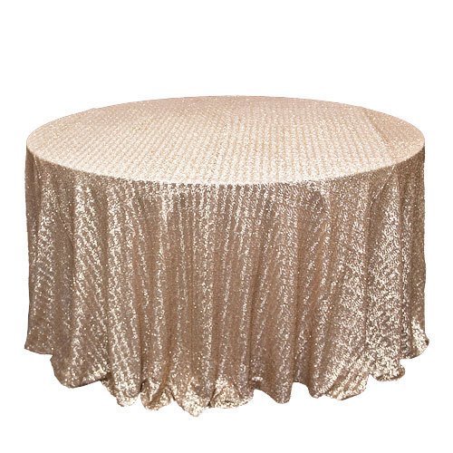 Champagne Sequin Overlay Rentals - Mesh Champagne Sequin Overlay Rentals - Mesh