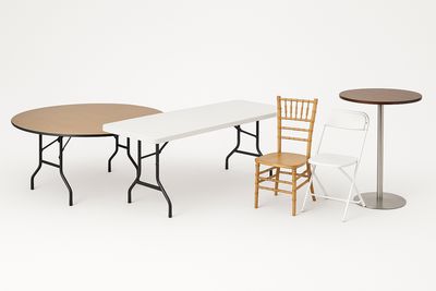 Tables & Chairs Rentals