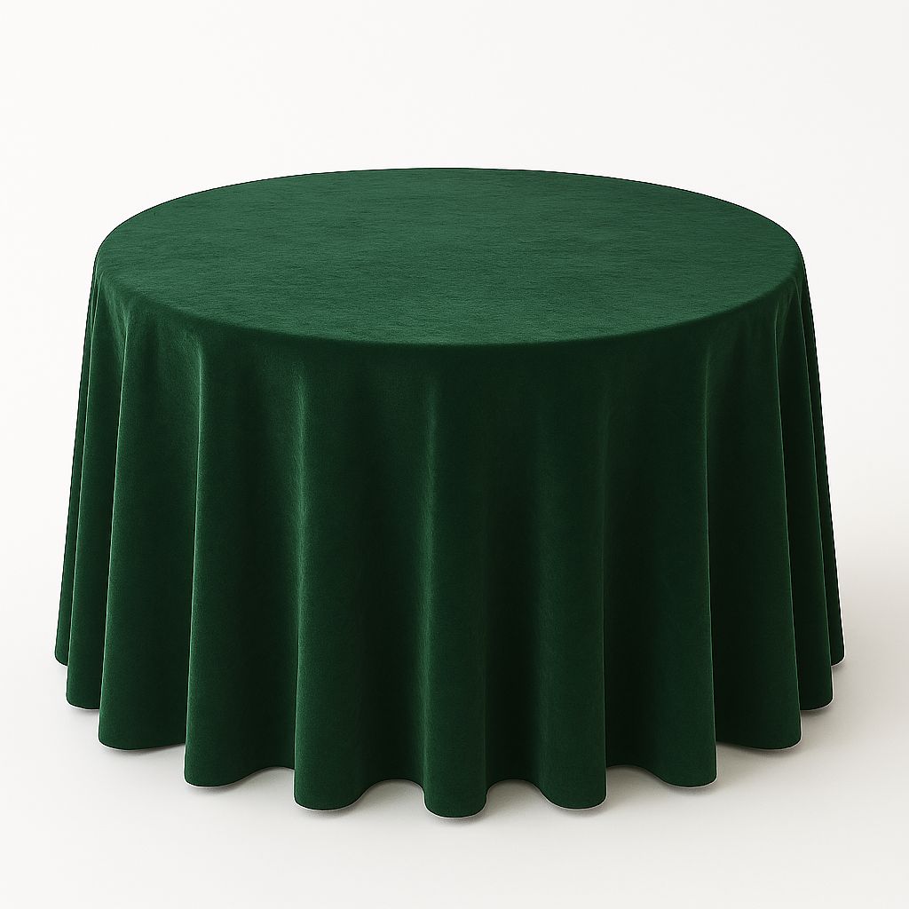 Hunter Green Velvet Tablecloths Rentals Hunter Green Velvet Tablecloths Rentals