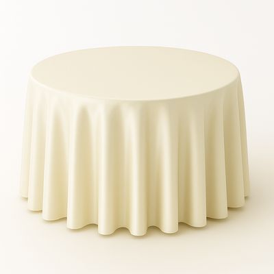 Ivory Satin Tablecloth Rentals Ivory Satin Tablecloth Rentals