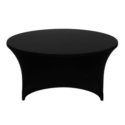 Black Spandex Tablecloths Rentals