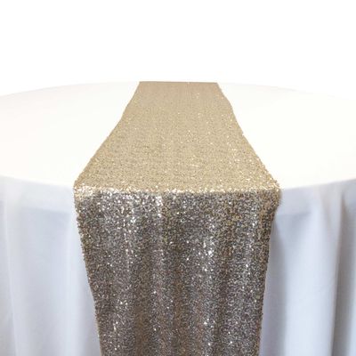 Antique Gold Glitz Table Runner