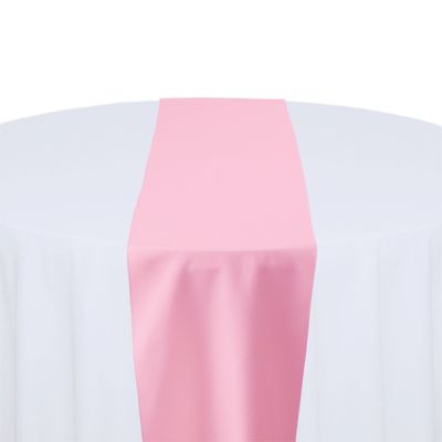 Pink Polyester Table Runner Rental Pink Polyester Table Runner Rental