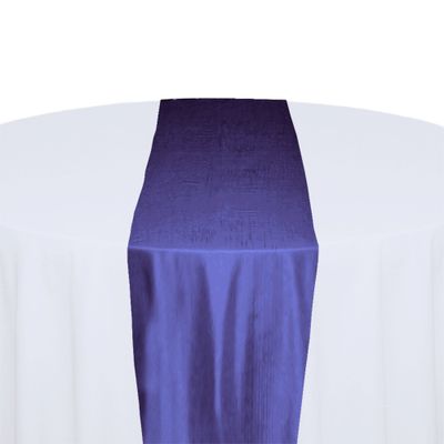 Purple Taffeta Table Runner Rental
