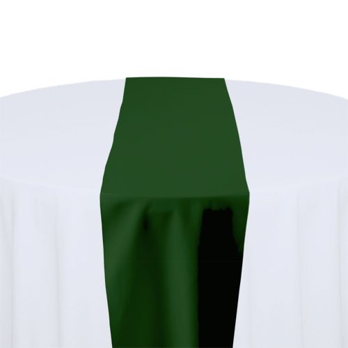 Moss Green Polyester Table Runner Rental