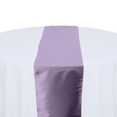 Lavender Taffeta Table Runner Rental