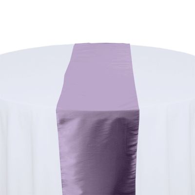Lavender Taffeta Table Runner Rental