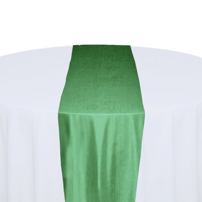 Sage Green Taffeta Table Runner Rental