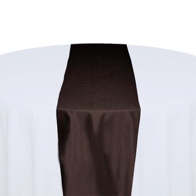 Brown Taffeta Table Runner Rental
