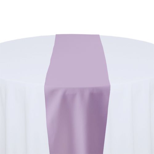 Lilac Polyester Table Runner Rental